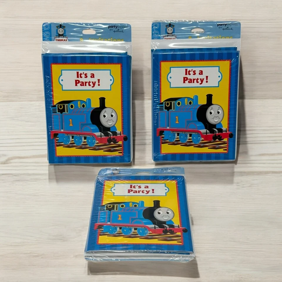 Hallmark Party Express Thomas The Tank Engine & Friends Invitations Pkg of 8