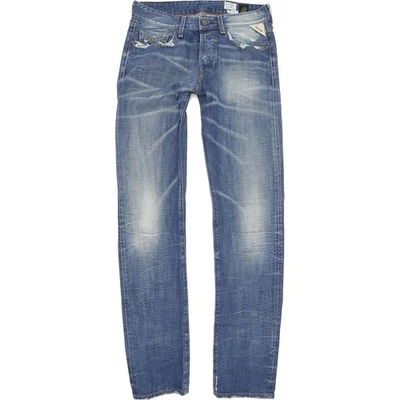 Pantalones de mezclilla Replay Jennon para hombre azules rectos regulares W31 L36 (62371) Foto 1 de 4