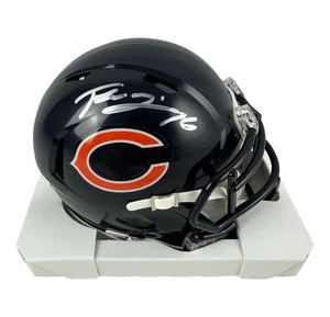 Teven Jenkins Chicago Bears Signed Autograph Mini Helmet Beckett COA - Picture 1 of 1