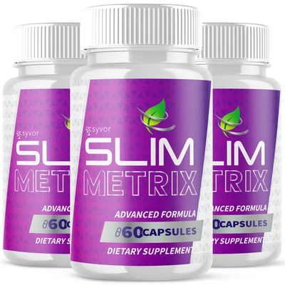 (3 Pack) Slim Metrix Advanced Formula Energy & Fitness SlimMetrix 180 Capsules - Image 1 of 4