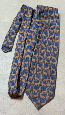 Vtg 1998 Scooby Doo Necktie Hanna Barbera 56" Scooby-Doo! Cartoon Network Blue - Image 1 of 3