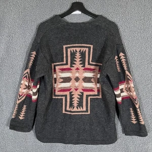 Pendleton Journal Standard Southwestern Wool Blend Sweater Cardigan Men's Size M - Picture 1 of 10