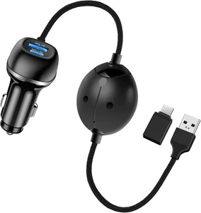 Wireless CarPlay + Android Auto Adapter Dongle für Autoradio Zigarettenanzünder - Bild 1 von 8