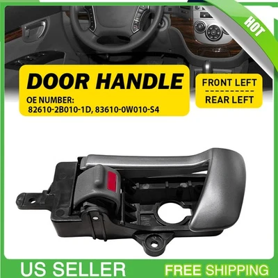 Driver Side Front/Rear Interior Inside Door Handle For 2007-12 Hyundai Santa Fe - Imagem 1 de 4