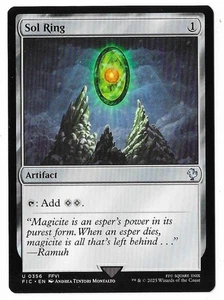 MTG Sol Ring Final Fantasy Commander (FIC) Uncommon Magic Card #0356 Unplayed - Picture 1 of 2