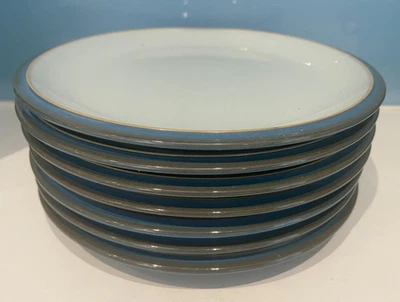 1 x Denby Everyday Teal Green Plates 9” 23cm Hardly Used Excellent vintage - Image 1 of 4