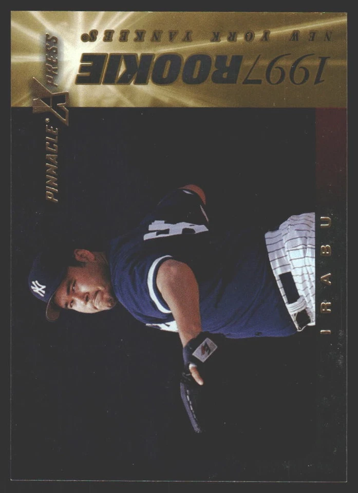 Hideki Irabu #137 1997 Pinnacle X-Press Men-of-Summer New York YankeesRC Rookie - Image 1 of 2