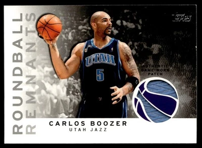 2009-10 Topps Roundball Remnants Carlos Boozer Utah Jazz #RR-CBO Foto 1 de 2