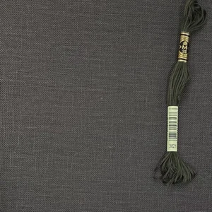 Wichelt Imports 28 ct linen country Espresso Dark Brown 27 x 18 - Picture 1 of 1