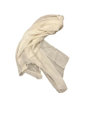 Vintage Burmel Rayon & Silk Hand-Rolled Scarf – Made in Japan – RN 35883 - Image 1 of 4