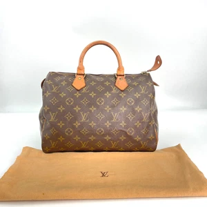 Auth LOUIS VUITTON Monogram Speedy 30 M41526 Handbag Made in France RG448 - Picture 1 of 19