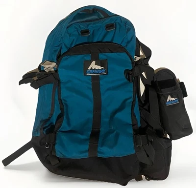 Mochila Gregory Day And Half Etiqueta Azul Hecha en Estados Unidos Mochila Antigua De Colección Limitada E Foto 1 de 4