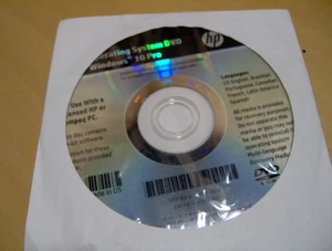 HP Windows 10 Pro 64-bit Operating System DVD Kit 836298-DN2 No Product Key - Picture 1 of 3