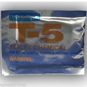 Paquete de 5 Productos Químicos Portátil Miel Cubo Campamento Supervivencia Emergencia Desastre - Imagen 1 de 1