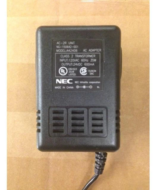 Refurbished NEC 780135 AC-2R Unit IP Phone AC Power Adapter - Image 1 of 1