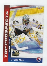 2010-11 AHL Top Prospects #2 Jake Allen (Montreal Canadiens)