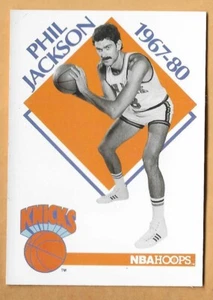 Phil Jackson New York Knicks 1967-1980 #348 NBA Hoops 1990-91 - Imagen 1 de 2