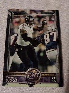 2015 Terrell Suggs Topps NFL Karte #341 Baltimore Ravens Arizona State Chiefs - Bild 1 von 3