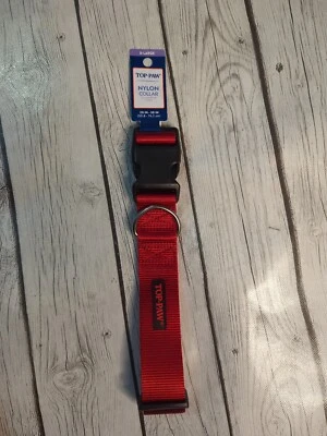 Top Paw Adjustable Wide Collar RED K9 EXTRA LARGE 20”-30” (NEW with TAG) - Image 1 of 4