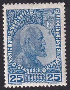 Liechtenstein Normalpap. Mi.Nr. 3 ya ungebraucht Befund BPP Mi.Wert 780 € (571) - Bild 1 von 3