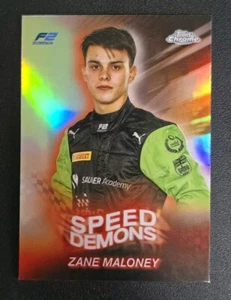 2024 Topps Chrome Formula 1 F1 1954-25 ZANE MALONEY Speed Demons Insert - Picture 1 of 2