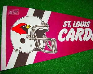 Vintage1980s NFL Football Pennant St Louis Cardinals 30" Pennant Rare Arizona - Picture 1 of 2