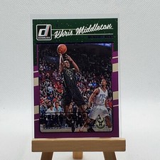 2016-17 Donruss Press Proofs Purple #7 Khris Middleton /199 Bucks