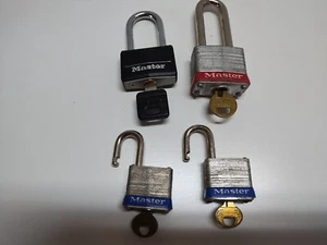 Master Lock Vorhängeschloss Konvolut. mit je 1 Schlüssel. - Bild 1 von 1