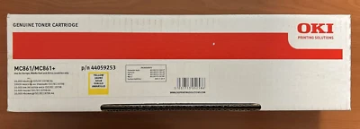 OKI 44059253 Toner yellow gelb f. MC861 MC861+ NEU & OVP - Bild 1 von 2