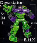 New BHX Devastator Engineering Truck Robot Combiner Action Figure Toys In Stock