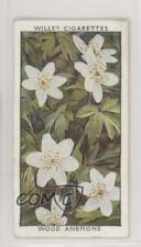 1937 Wills Wild Flowers Series 2 Tobacco Wood Anemone #1 1i3