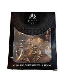 JARCAR CURTAIN TIEBACK HOOKS NEW OPEN BOX - Picture 1 of 3