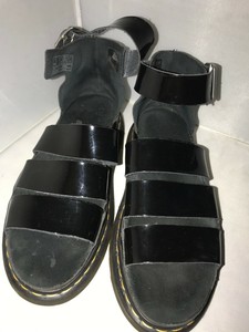 dr martens clarissa patent black