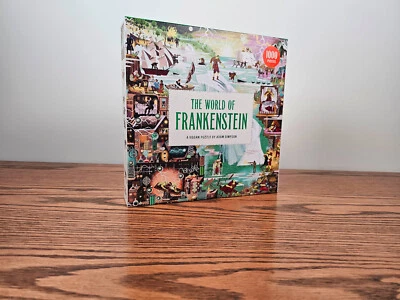 Rompecabezas Laurence King World of Frankenstein arte literario 1000 piezas completo Foto 1 de 4
