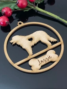 PERSONALISED BERNESE MOUTAIN DOG CHRISTMAS BAUBLE ORNAMENT | HANGER | DOCORATION - Picture 1 of 1