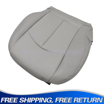 Cubierta de asiento inferior del conductor de cuero gris para Mercedes Benz W211 E320 E350 2003-2009 Foto 1 de 4