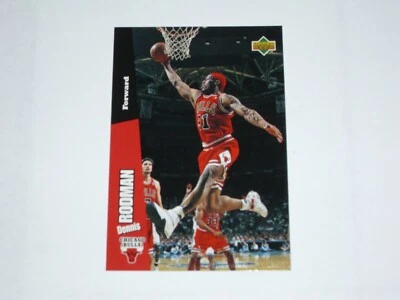 Upper Deck Folz Mini Card Basketball 1997 Dennis Rodman Chicago Bulls NBA #38 - Image 1 of 2