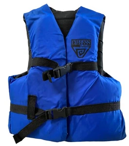 Cypress Gardens Flotation Aid Type III PFD Y3 Youth Long 50-90 lb Blue - Picture 1 of 7