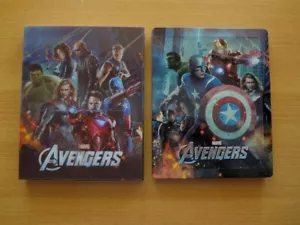 The Avengers (3D & 2D Blu-ray Steelbook) Novamedia Exclusive Lenticular Slip - Picture 1 of 8