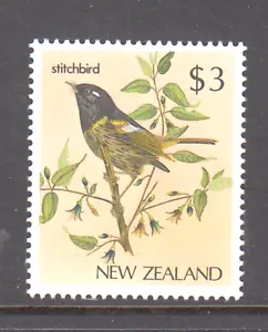 Nueva Zelanda 1985 $3 Stitchbird sello como nuevo desquiciado. - Imagen 1 de 1