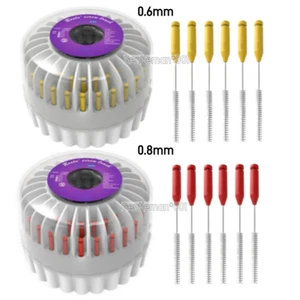 Dental Endo Root Brushes Handpiece Cleaning Embed Cental Hole Cleaner Tips - Picture 1 of 16