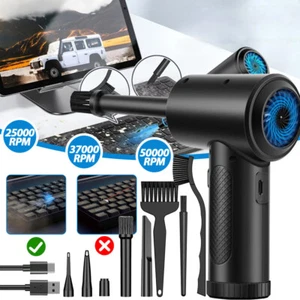 Elektrische Staubgebläse Druckluftspray für PC Reinigung Air Duster 51000RPM DE - Afbeelding 1 van 12