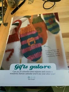 Gifts Galore Easy Mitten Advent Calendar Christmas Knitting Pattern - Picture 1 of 2