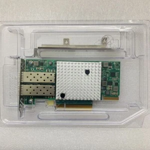 Solarflare SFN7501 Double Port 10Go SFP + Adaptateur SFN7122F SFC9120 S7120 SF432-101 - Photo 1/4
