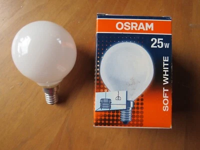 OSRAM BELLALUX MINI - GLOBE G60 SOFT WHITE E14 25W OPAL Glühbirne BELLA DIMMBAR - Bild 1 von 4
