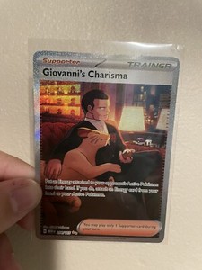 Pokemon Card 151 Giovanni's charisma SAR 207/165 English