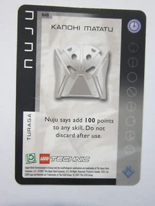 NUJU TURAGA CARD BIONICLE QUEST FOR MASKS 60 KANOHI MATATU LEGO NEVER PLAYED NM- - Picture 1 of 2