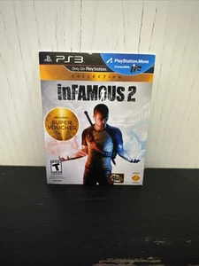 inFamous 2 Collection (Sony PlayStation 3, 2011) PS3 Cardboard Sleeve NEW Sealed - Picture 1 of 2