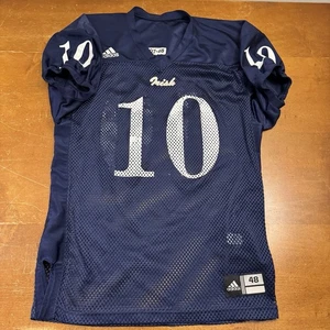 VINTAGE Notre Dame Trikot Herren 48 Blau Fighting Irish Team Issued Adidas - Bild 1 von 11