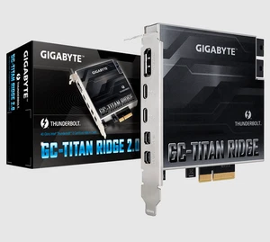 Scheda certificata Intel Thunderbolt 3: 40 Gbps, doppie porte, 100 W PD GC-TITAN RIDGE - Foto 1 di 3